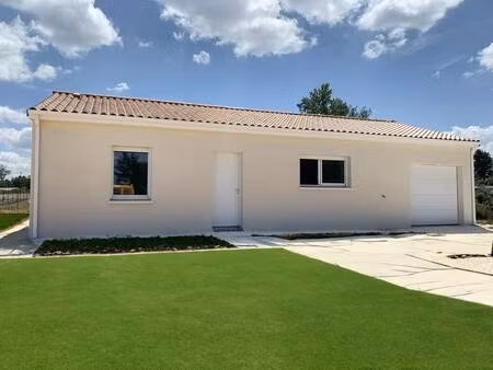 terrain avec maison neuve à vendre