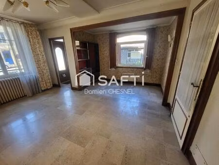 maison centre-ville 110m² 3 chambres avec garages