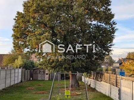 maison individuelle 2 chambres + bureau - grand jardin