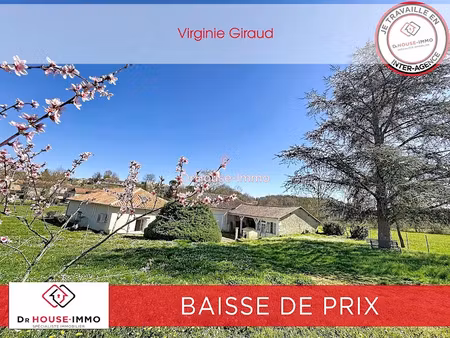 vente maison 5 pièces 117 m² à tocane-saint-apre (24350)  186 000 €