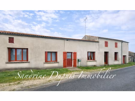 maison charentaise à rénover - dépendances -jardin