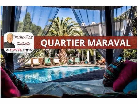 elégante résidence de 9 pièces au cap d'agde avec jardin  terrasse  piscine