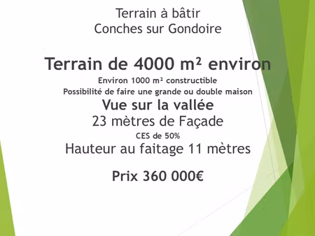 achat terrain 3 978m² conches sur gondoire 77600