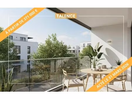 vente appartement neuf 3 pièces 72m2 talence - 392000 € - surface privée