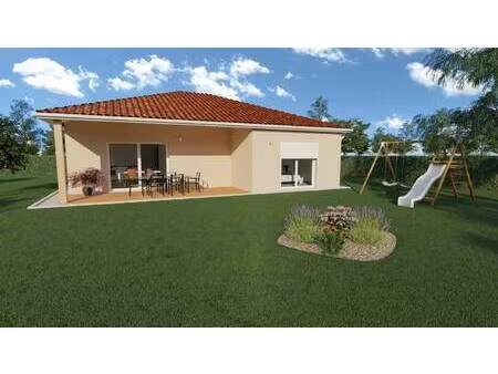 terrain avec maison neuve à vendre