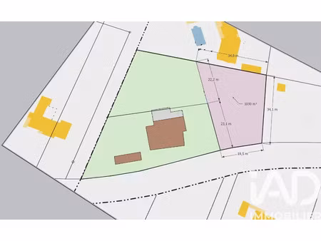vente terrain piscine à fronton (31620) : à vendre piscine / 1030m² fronton