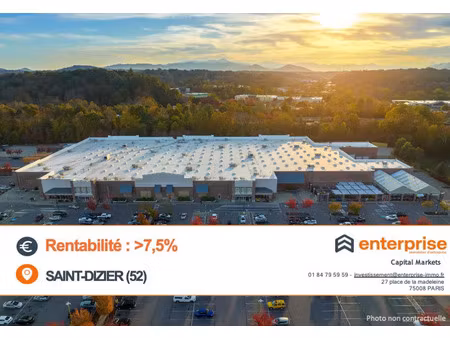 vente commerce 1700 m² saint-dizier (52100)