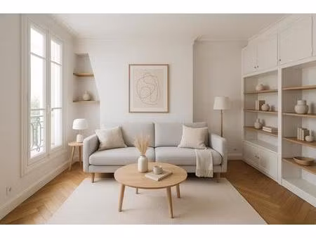 appartement paris 3 pièce(s) 60 m2 + cave  lumineux et calme au pied de montmartre