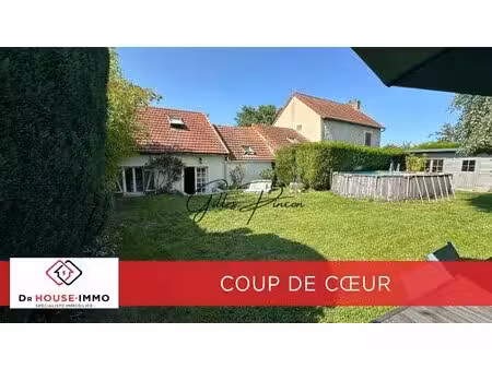 drocourt - maison en pierre - jardins clos