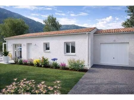 terrain avec maison neuve à vendre