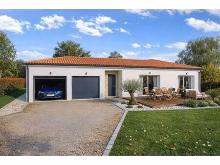 terrain avec maison neuve à vendre