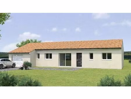 terrain avec maison neuve à vendre