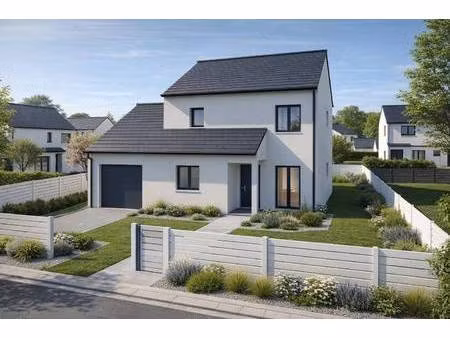 terrain avec maison neuve à vendre