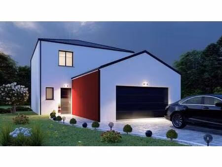 terrain avec maison neuve à vendre