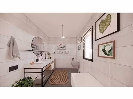 terrain avec maison neuve à vendre