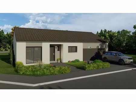 terrain avec maison neuve à vendre