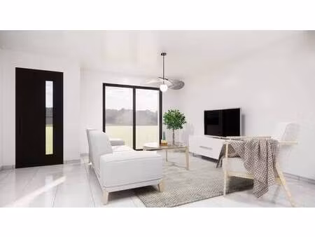 terrain avec maison neuve à vendre