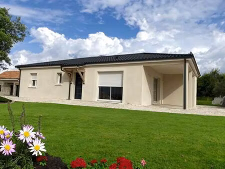 terrain avec maison neuve à vendre