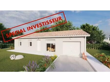 terrain avec maison neuve à vendre