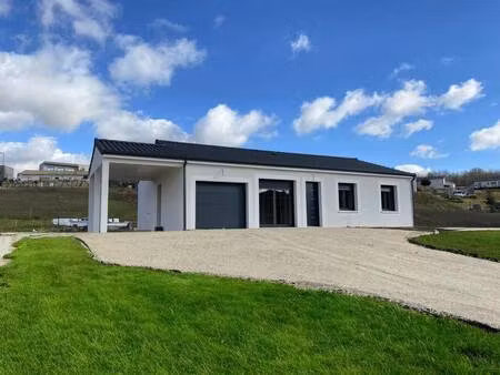 terrain avec maison neuve à vendre