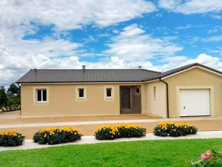 terrain avec maison neuve à vendre