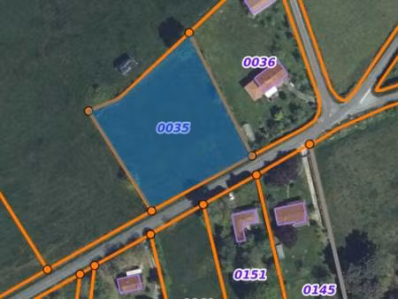 terrain constructible viabilisé à vendre