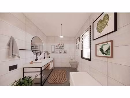 terrain avec maison neuve à vendre