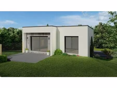 terrain avec maison neuve à vendre