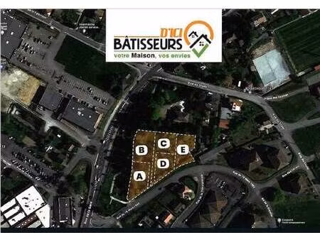 terrain constructible viabilisé à vendre