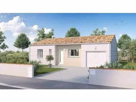 terrain avec maison neuve à vendre