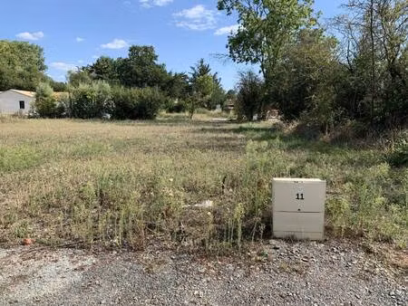 terrain constructible viabilisé à vendre