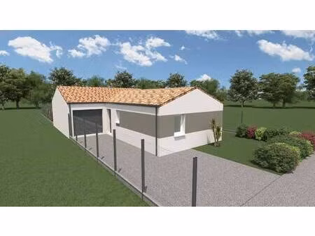 terrain avec maison neuve à vendre