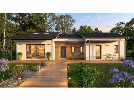 terrain avec maison neuve à vendre