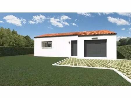 terrain avec maison neuve à vendre