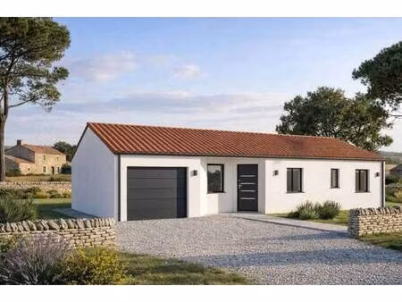 terrain avec maison neuve à vendre