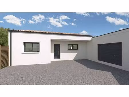 terrain avec maison neuve à vendre