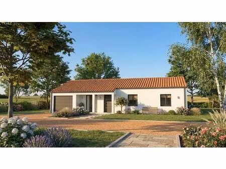 terrain avec maison neuve à vendre