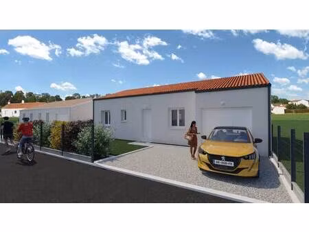 terrain avec maison neuve à vendre