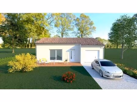 terrain avec maison neuve à vendre