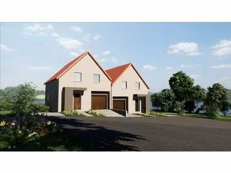 terrain avec maison neuve à vendre