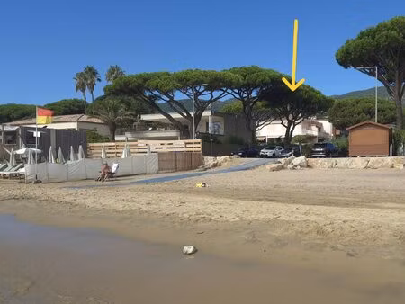 bord de mer  30 mètres de la plage appartement f3 avec terrass