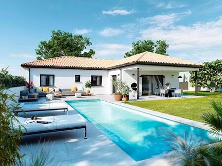 terrain avec maison neuve à vendre