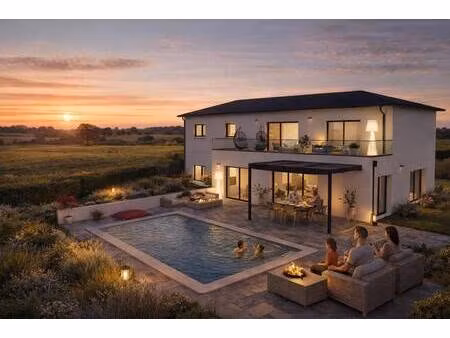 terrain avec maison neuve à vendre