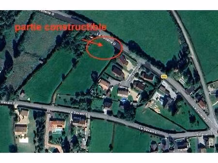 terrain constructible à vendre