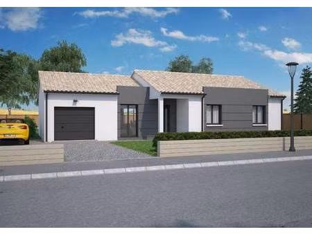 terrain avec maison neuve à vendre