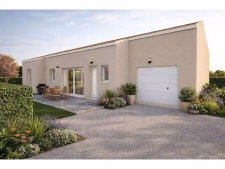 terrain avec maison neuve à vendre