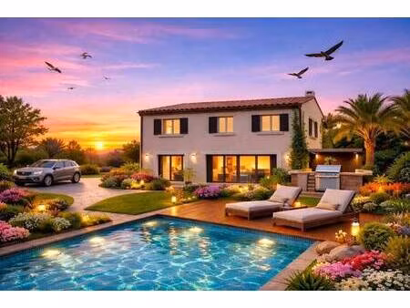 terrain avec maison neuve à vendre