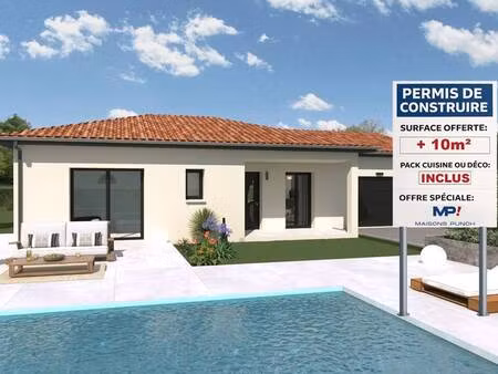 terrain avec maison neuve à vendre