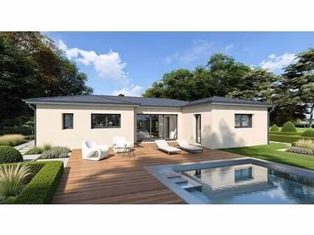 terrain avec maison neuve à vendre