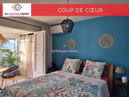 anse mitan - grand t2 avec cave attenante pouvant être aménagé en t3 - vue mer - a 5 mn de